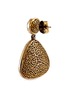 Detail View - Click To Enlarge - AISHWARYA - Diamond gold alloy triangular drop earrings
