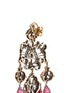 Detail View - Click To Enlarge - AISHWARYA - Diamond tourmaline openwork drop earrings