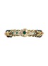  - AISHWARYA - Diamond emerald 14k gold alloy bangle