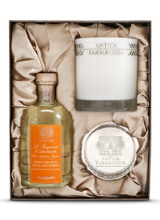 Main View - Click To Enlarge - ANTICA FARMACISTA - Home Ambience gift set – Orange Blossom, Lilac & Jasmine