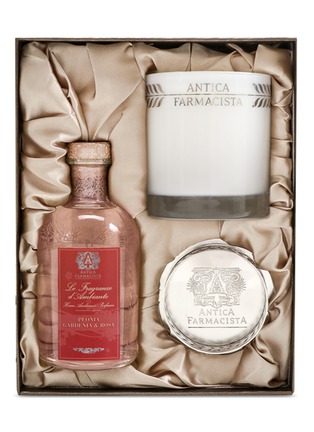 Main View - Click To Enlarge - ANTICA FARMACISTA - Home Ambience gift set – Peonia, Gardenia & Rosa