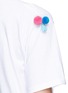 Detail View - Click To Enlarge - FORTE COUTURE - 'Pin Pon' pompom shoulder cotton T-shirt