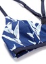 Detail View - Click To Enlarge - THE UPSIDE - 'Zoe Crop Daylilies' floral print sports bra
