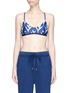 Main View - Click To Enlarge - THE UPSIDE - 'Zoe Crop Daylilies' floral print sports bra