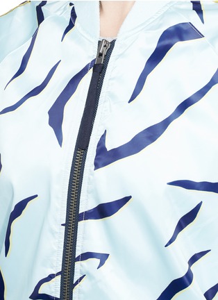Detail View - Click To Enlarge - THE UPSIDE - 'Shere Khan' tiger print bomber jacket