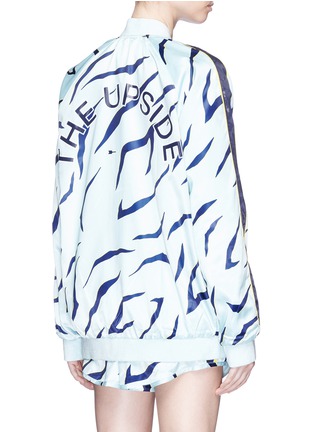 Back View - Click To Enlarge - THE UPSIDE - 'Shere Khan' tiger print bomber jacket