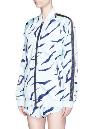 Front View - Click To Enlarge - THE UPSIDE - 'Shere Khan' tiger print bomber jacket
