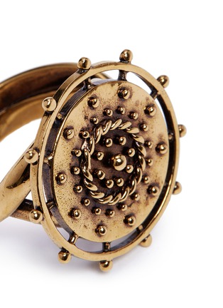 Detail View - Click To Enlarge - CHLOÉ - 'Coins' twist band ring