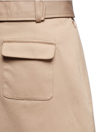 Detail View - Click To Enlarge - 74017 - Patch pocket cotton drill skirt