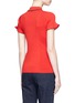 Back View - Click To Enlarge - 74017 - Ruffle knit polo shirt