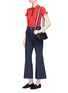 Figure View - Click To Enlarge - 74017 - Ruffle knit polo shirt