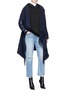 Figure View - Click To Enlarge - MONCLER - 'Mantella' shawl down puffer jacket
