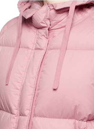 Detail View - Click To Enlarge - MONCLER - 'Nerium' hooded down puffer jacket