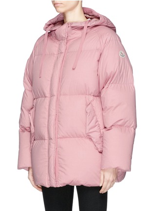 Front View - Click To Enlarge - MONCLER - 'Nerium' hooded down puffer jacket