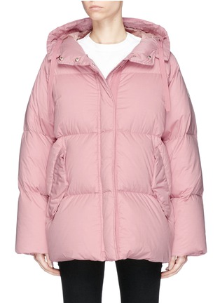 Main View - Click To Enlarge - MONCLER - 'Nerium' hooded down puffer jacket
