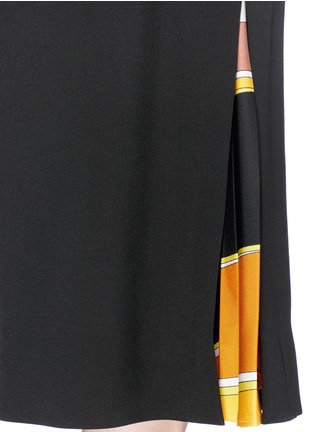 Detail View - Click To Enlarge - EMILIO PUCCI - 'Berbania' pleated insert flared suiting pants