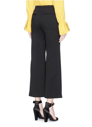 Back View - Click To Enlarge - EMILIO PUCCI - 'Berbania' pleated insert flared suiting pants