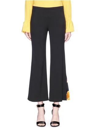 Main View - Click To Enlarge - EMILIO PUCCI - 'Berbania' pleated insert flared suiting pants