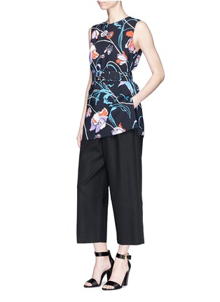 Figure View - Click To Enlarge - EMILIO PUCCI - 'Verbania' print crepe sleeveless top