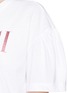 Detail View - Click To Enlarge - EMILIO PUCCI - Glitter logo print puff sleeve T-shirt