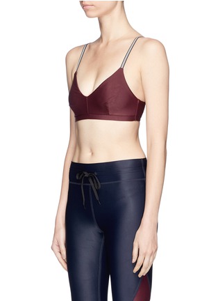 Front View - Click To Enlarge - THE UPSIDE - 'Fraise Ballet' sports bra