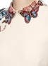 Detail View - Click To Enlarge - VALENTINO GARAVANI - Beaded butterfly virgin wool-silk crepe dress