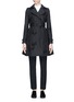 Main View - Click To Enlarge - VALENTINO GARAVANI - Beaded butterfly belted trench coat