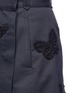 Detail View - Click To Enlarge - VALENTINO GARAVANI - Beaded butterfly twill skort