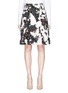 Main View - Click To Enlarge - VALENTINO GARAVANI - Butterfly print pleated silk crepe de Chine skirt