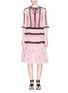 Main View - Click To Enlarge - 68244 - 'Poppy Field Tie' ethnic pattern embroidered sheath dress