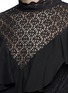 Detail View - Click To Enlarge - 68244 - 'Prairie' geometric lace and chiffon dress