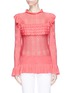 Main View - Click To Enlarge - 68244 - 'Cypre' ruffle pointelle knit sweater