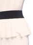 Detail View - Click To Enlarge - 68244 - 'Cypre' ruffle pointelle knit sheath dress
