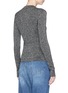 Back View - Click To Enlarge - SAINT LAURENT - Metallic sweater