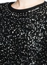 Detail View - Click To Enlarge - SAINT LAURENT - Sequin embellished wool sweater