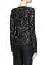 Back View - Click To Enlarge - SAINT LAURENT - Sequin embellished wool sweater