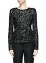Main View - Click To Enlarge - SAINT LAURENT - Sequin embellished wool sweater