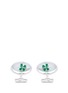 Main View - Click To Enlarge - TATEOSSIAN - Four leaf clover cufflinks