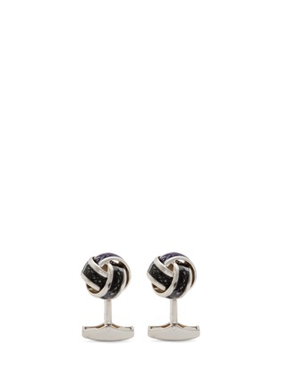 Main View - Click To Enlarge - TATEOSSIAN - Knot sterling silver cufflinks