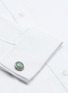 Figure View - Click To Enlarge - TATEOSSIAN - Emerald white quartz doublet cufflinks
