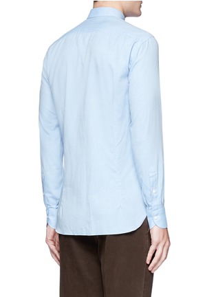Back View - Click To Enlarge - BOGLIOLI - Cotton twill shirt