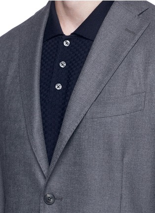 Detail View - Click To Enlarge - BOGLIOLI - 'K Jacket' slim fit soft blazer
