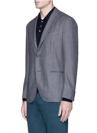 Front View - Click To Enlarge - BOGLIOLI - 'K Jacket' slim fit soft blazer