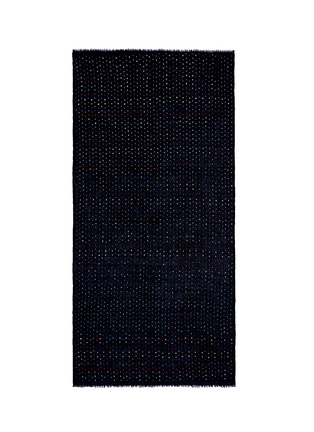 Main View - Click To Enlarge - FALIERO SARTI - 'Chupa Chups' dot embroidered wool blend scarf
