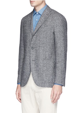 Front View - Click To Enlarge - BOGLIOLI - 'K Jacket' stripe soft blazer