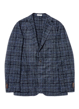 Main View - Click To Enlarge - BOGLIOLI - 'K Jacket' check plaid soft blazer