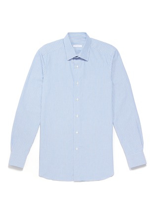 Main View - Click To Enlarge - BOGLIOLI - Stripe cotton chambray shirt