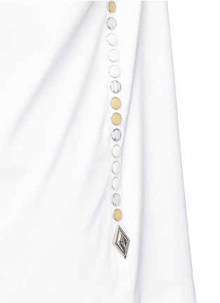 Detail View - Click To Enlarge - TOGA ARCHIVES - Cabochon stud T-shirt