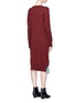 Back View - Click To Enlarge - TOGA ARCHIVES - Panelled wool knit dress