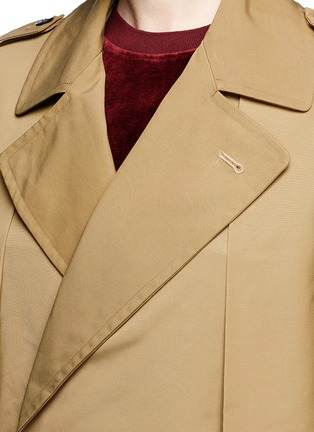Detail View - Click To Enlarge - TOGA ARCHIVES - Pleated taffeta trench coat